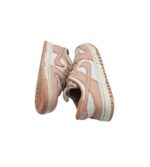 Adidasi dama 37, imitație de piele, alb roz - imagine 4