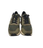 Adidasi barbati Mtng 44, material textil, piele intoarsa, kaki - imagine 3