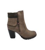 Botine dama Tamaris 41, imitație de piele, bej