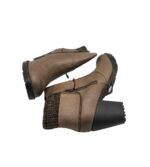 Botine dama Tamaris 41, imitație de piele, bej - imagine 4