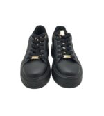 Adidasi dama Polo 41 , imitatie de piele, negru - imagine 3