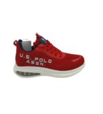 Adidasi barbati US Polo Assn 42 , material textil, rosu