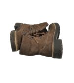 Ghete dama Bench 36, imitatie de piele, maro, imblanite - imagine 4