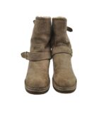 Cizme dama Esprit 39, piele intoarsa, bej, imblanite - imagine 3