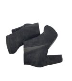Botine dama New Look 39, material textil, negru - imagine 4