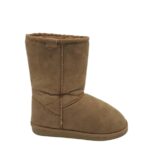 Cizme dama Super Me 39, material textil, maro, imblanite