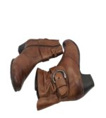Botine dama 39, piele, maro - imagine 4