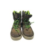 Ghete copii 36, piele, imitatie de piele, material textil, bej - imagine 3