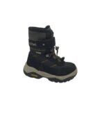 Cizme dama Elefanten 29, material textil, piele intoarsa, negru,  imblanite