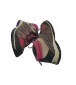 Ghete copii Timberland 32, piele intoarsa, gri roz,  Gore tex - imagine 4