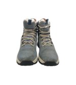 Ghete unisex Quechua 35, material textil, piele intoarsa, gri, waterproof - imagine 3