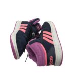 Adidasi copii Adidas 34, imitație de piele, material textil, negru, captusite - imagine 4