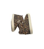 Tenisi copii H&M 28, material textil, maro negru - imagine 4