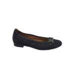 Pantofi dama Gabor 40, piele intoarsa, negru