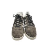 Adidasi barbati  Adidas, 42, piele intoarsa, gri - imagine 3