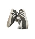 Adidasi barbati  Adidas, 42, piele intoarsa, gri - imagine 4