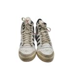 Adidasi dama Adidas 39, piele, alb gri - imagine 3