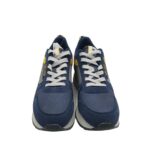 Adidasi barbati US Polo Assn 44, imitație de piele, material textil, bleumarin gri - imagine 3