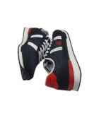 Adidasi barbati Polo , imitație de piele, material textil, bleumarin - imagine 4