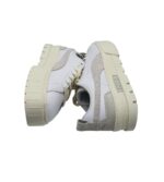 Adidasi dama Puma 40, imitație de piele, alb gri - imagine 4