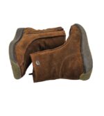 Botine dama Dockers 36, piele intoarsa, maro , captusite - imagine 4