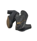 Botine dama Tamaris 36, piele, negru - imagine 4