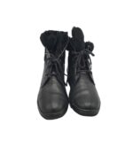 Ghete dama Ara, 36, piele, imblanite, negru - imagine 3