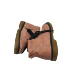 Ghete copii George 34, imitație de piele, bej - imagine 4