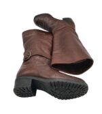 Cizme dama 35, piele, maro , imblanite - imagine 4