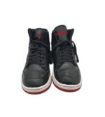 Adidasi barbati Jordan 42, imitație de piele, material textil, piele, negru - imagine 3