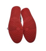 Adidasi barbati Jordan 42, imitație de piele, material textil, piele, negru - imagine 5