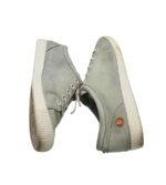 Adidasi barbati Softinos 42, piele, gri - imagine 4