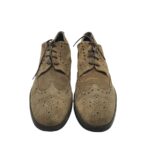 Pantofi barbati  43, piele intoarsa , bej - imagine 3