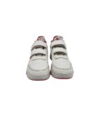 Adidasi copii Adidas 32, imitație de piele, alb roz - imagine 3