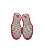Adidasi copii Adidas 32, imitație de piele, alb roz - imagine 5