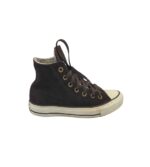 Tenisi dama Converse 36.5, piele intoarsa, maro, imblanite