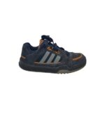 Adidasi dama Adidas 39, material textil, piele intoarsa, bleumarin