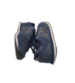 Adidasi dama New balance 38, material textil, bleumarin - imagine 4