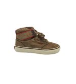 Tenisi dama Vans 36.5, piele intoarsa, maro, imblaniti