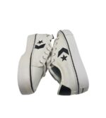 Tenisi dama Converse 40, material textil, alb - imagine 4