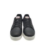 Adidasi barbati Arrigo Bello Casu,  imitatie de piele,  negru alb - imagine 3