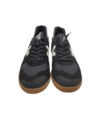 Adidasi barbati Munich , material textil, piele intoarsa, negru - imagine 3