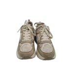 Adidasi dama Graceland 39, imitatie de piele, material textil, alb gri - imagine 3