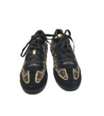 Adidasi dama 39, piele intoarsa, material textil, negru - imagine 3