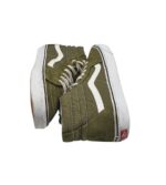 Tenisi barbati Vans 44, piele intoarsa, material textil, verde - imagine 4