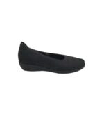 Balerini dama Confort 40, piele, negru