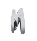 Saboti barbati Adidas, imitație de piele, alb - imagine 4