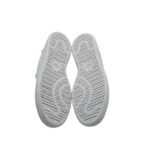 Adidasi copii Adidas , imitație de piele, alb rosu - imagine 5