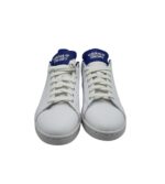 Adidasi barbati Adidas , imitație de piele, alb albastru - imagine 3