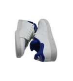 Adidasi barbati Adidas , imitație de piele, alb albastru - imagine 4